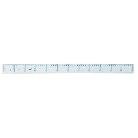 Safta Cristal Regla de 60cm Transparente Compatible - 1,20€