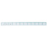 Safta Cristal Regla de 60cm Transparente Compatible - 1,20€