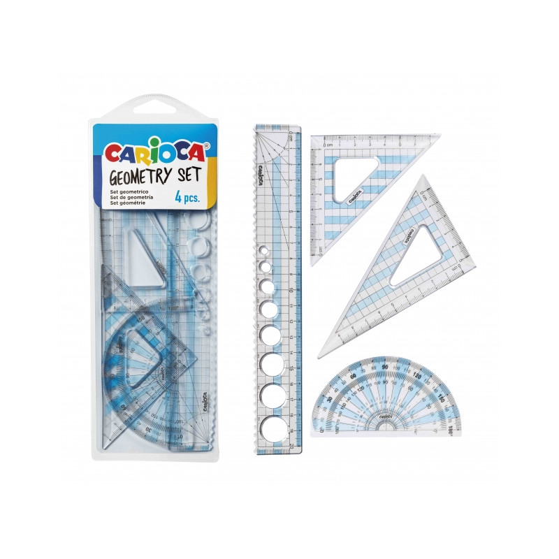 Carioca Pack Geometrico de 4 Herramientas Compatible - 1,44€