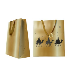 Bismark Bolsa de Papel Reyes Magos Oro Compatible - 1,78€