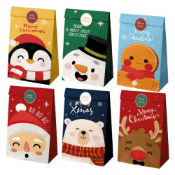 Dohe Navidad Pack de 12 Bolsas de Papel 22x12x8cm - 7,96€