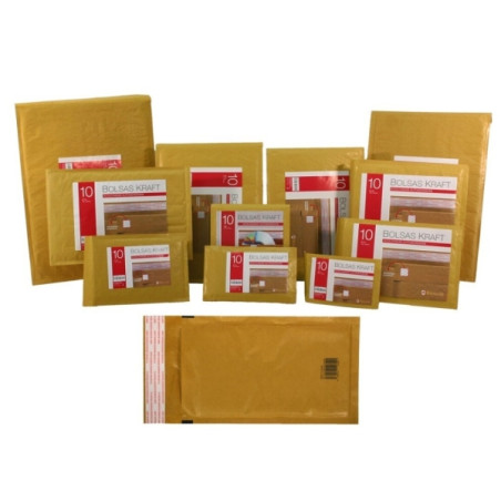 Bismark Bolsa Acolchada Kraft Nº19 300x445mm - 3,21€