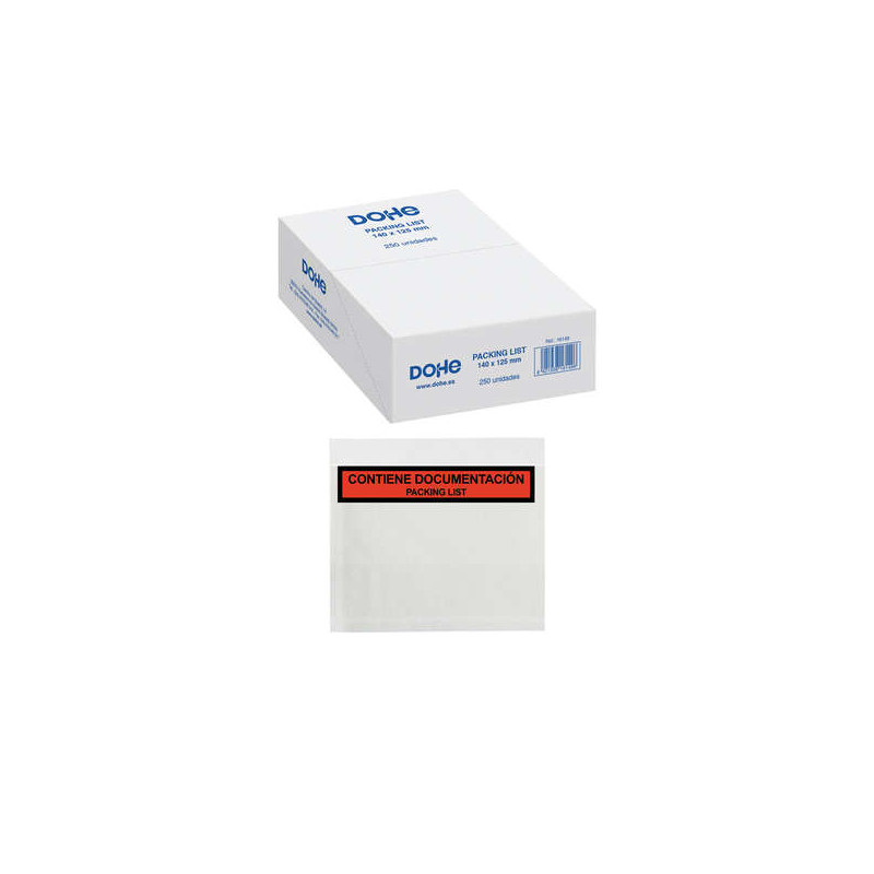 Dohe Caja de 250 Sobres Autoadhesivos 140x125mm - 13,04€