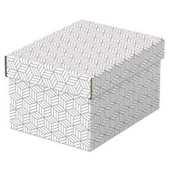 Esselte Pack de 3 Cajas Pequeñas de Almacenamiento con Tapa