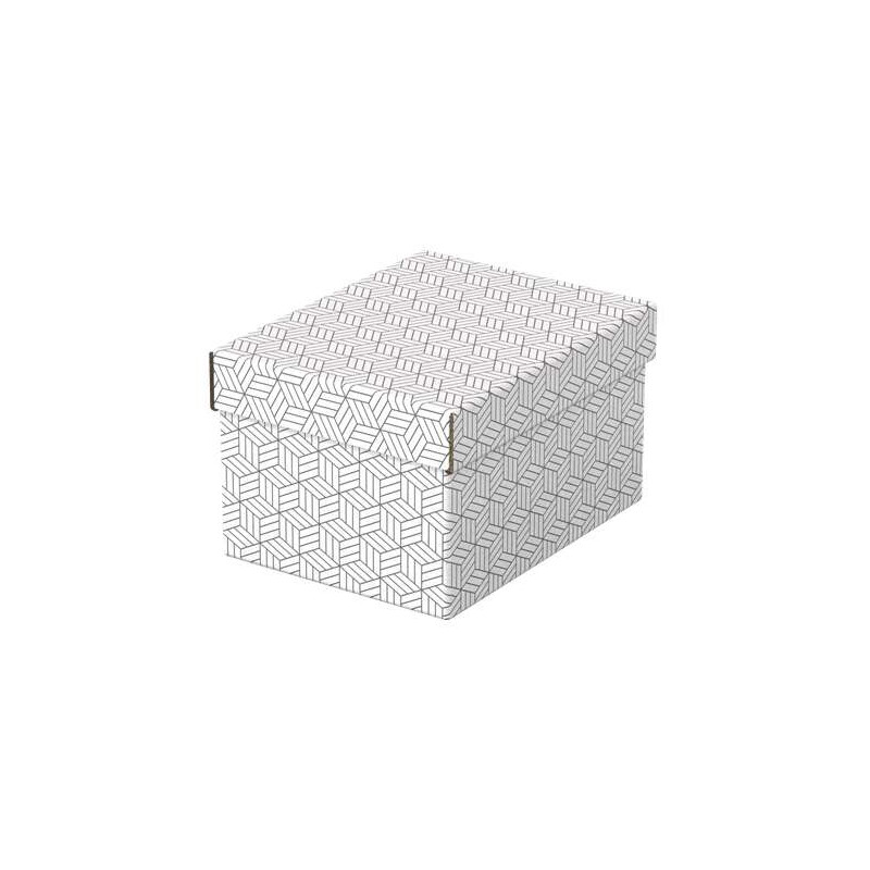 Esselte Pack de 3 Cajas Pequeñas de Almacenamiento con Tapa