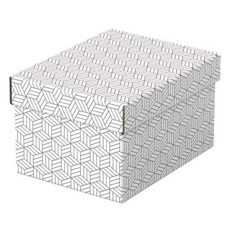 Esselte Pack de 3 Cajas Pequeñas de Almacenamiento con Tapa