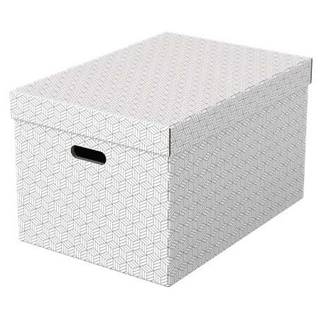 Esselte Pack de 3 Cajas Grandes de Almacenamiento con Tapa