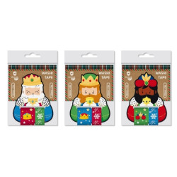 Bismark Pack de 2 Rollos de Cinta Washi-Tape Navideña para