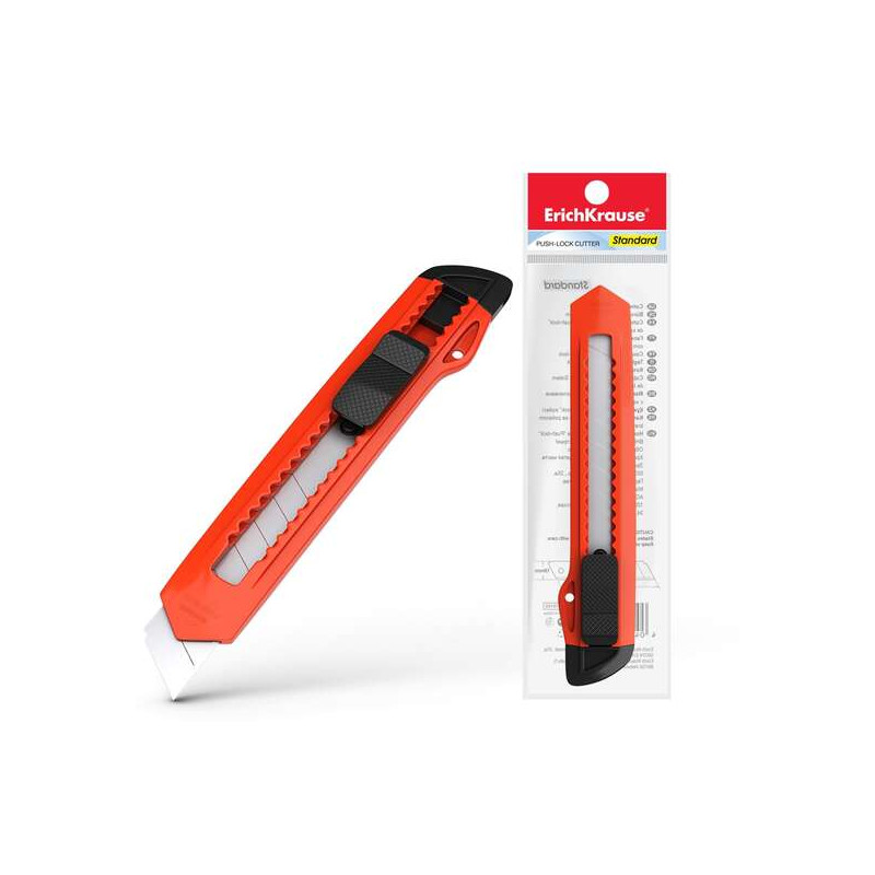 ErichKrause EasyCut Cuter con Fijador Push-Lock Standard