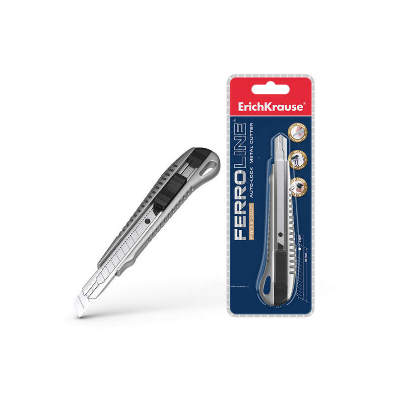 ErichKrause Cuter Metalico con Fijador Automatico - 1,69€