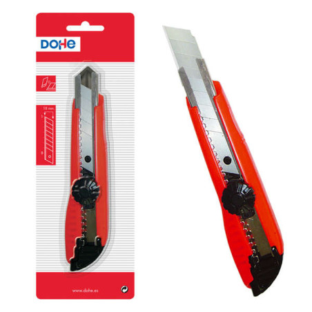 Dohe Cutter de Plastico Resistente Rojo Compatible - 2,49€