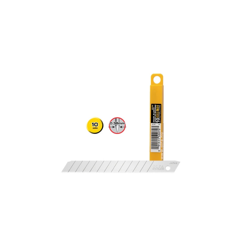 Olfa Pack de 10 Cuchillas de Respuesto para Cutters - 2,52€