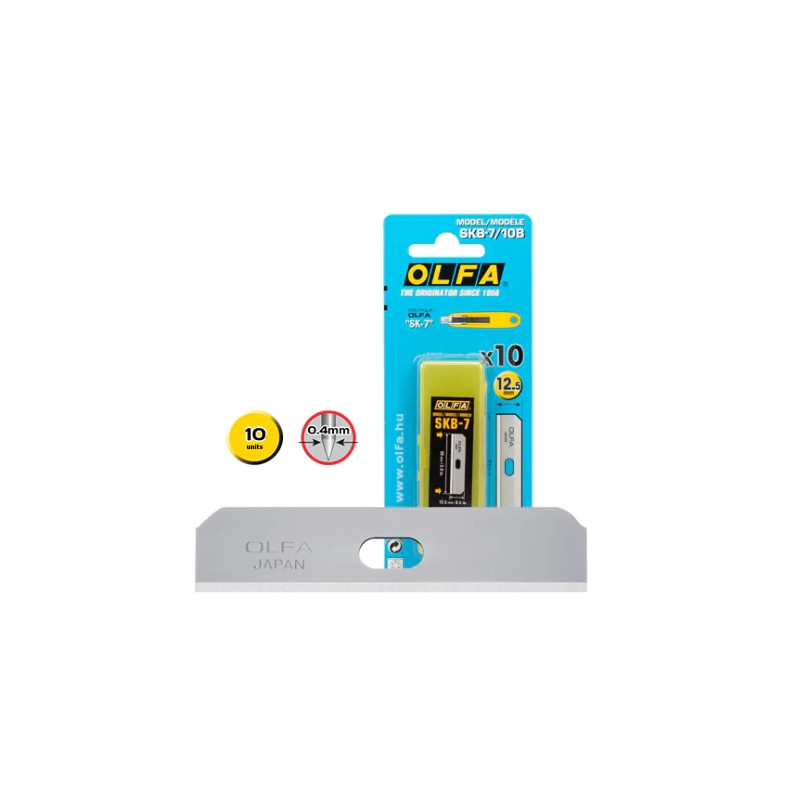 Olfa Pack de 10 Cuchillas de Respuesto para Cutters SK-7 