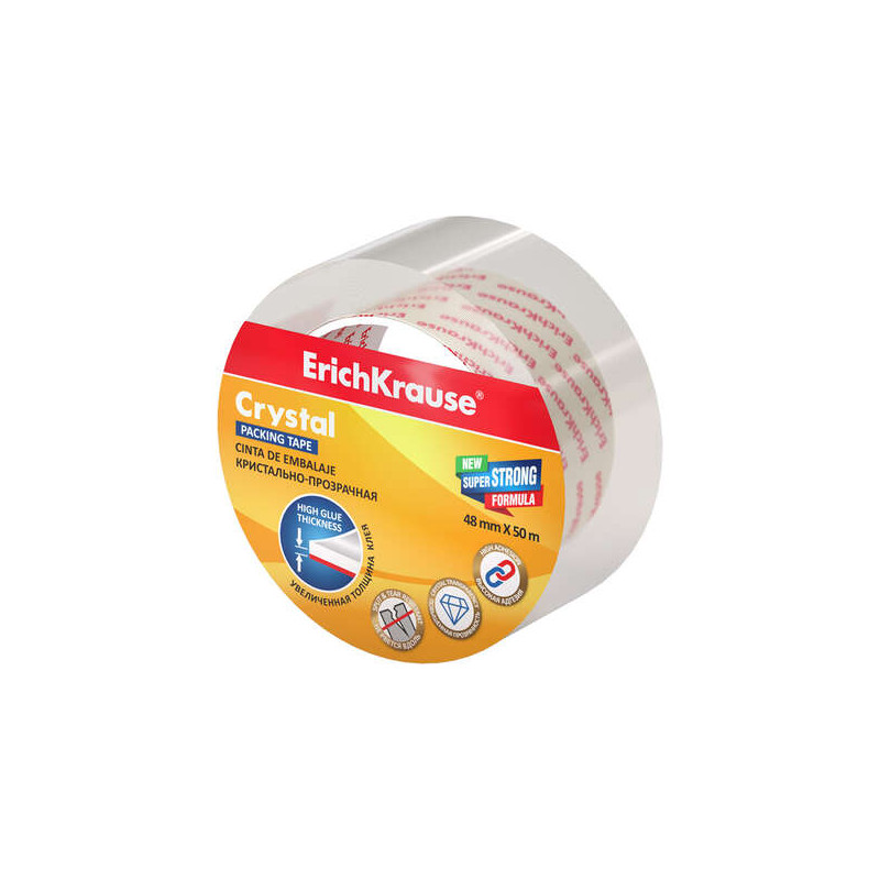 ErichKrause Crystal Precinto de Embalaje 48mmx50m - 1,03€