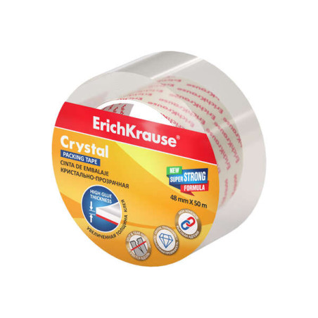 ErichKrause Crystal Precinto de Embalaje 48mmx50m - 1,03€