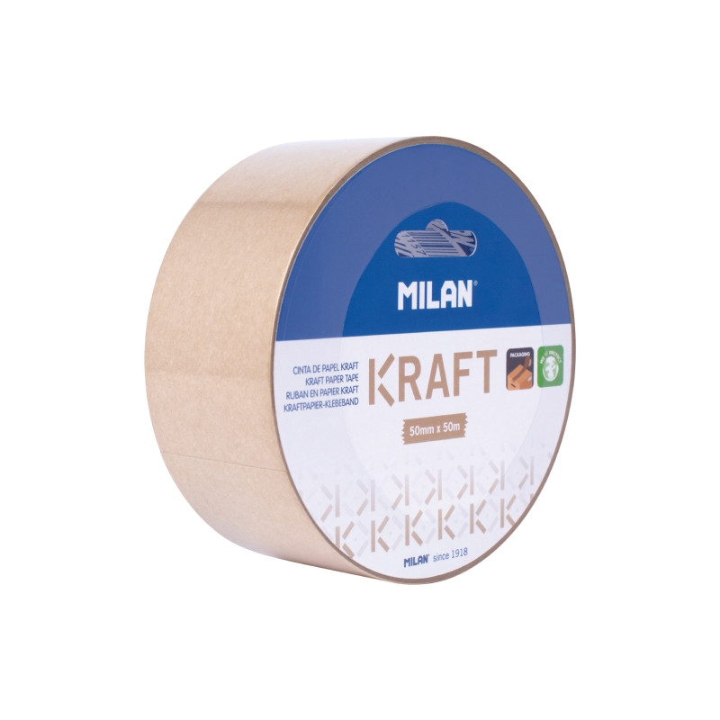 Milan Precinto de Papel Kraft Marrón Compatible - 3,81€