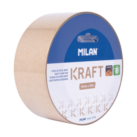 Milan Precinto de Papel Kraft Marrón Compatible - 3,81€