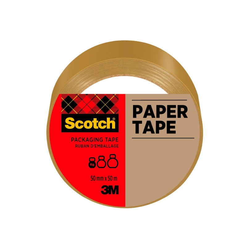 Scotch Cinta de Embalaje de Papel Marrón Compatible - 6,07€