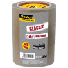 Scotch Classic Pack con 3 Precintos de Embalaje 50mm x 66m