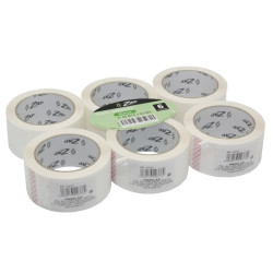 Zap Pack de 6 Precintos de Embalaje 50mm x 66m - 13,15€