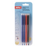 Cartucho de tinta Apli Erasable Gel Blister con 4