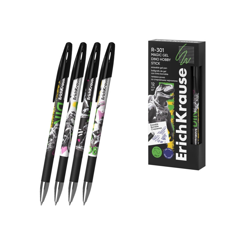 Cartucho de tinta ErichKrause R-301 Magic Gel Stick Dino
