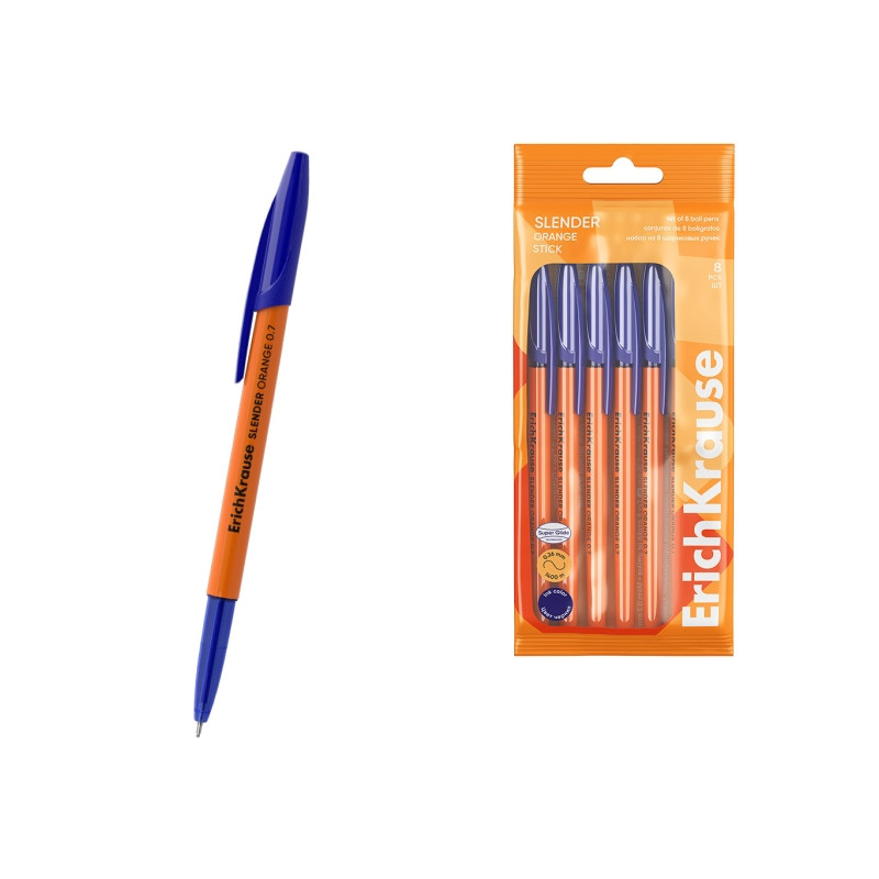 Cartucho de tinta ErichKrause Slender Stick Orange Pack de