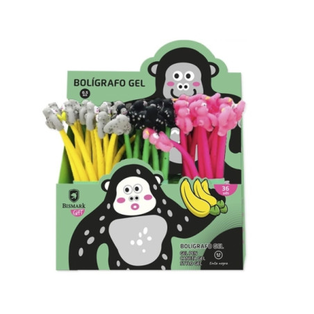 Cartucho de tinta Bismark Animals Gorila Boligrafo Tacto