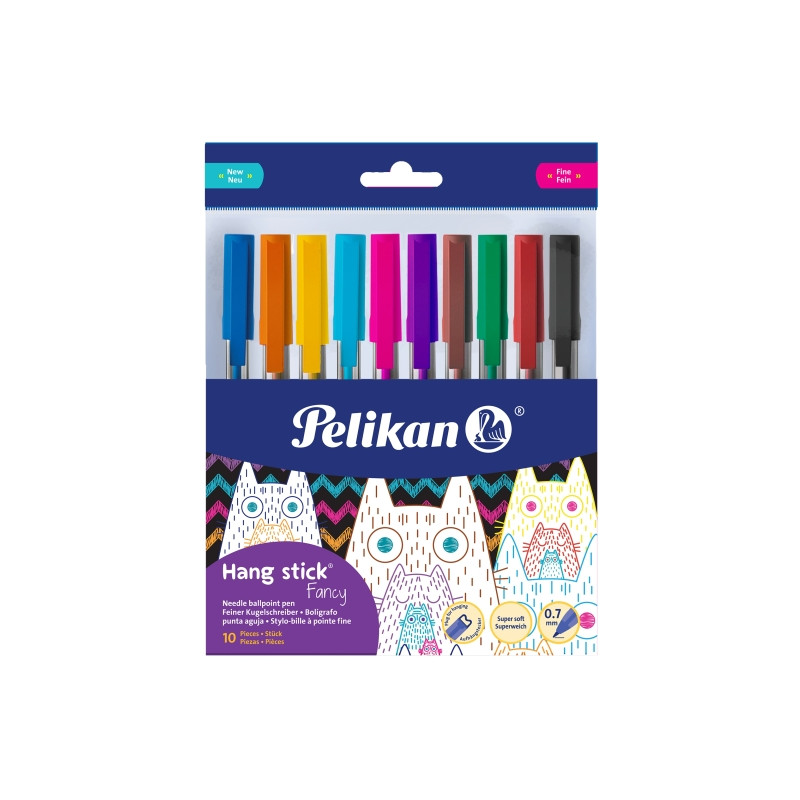 Cartucho de tinta Pelikan Hang Stick Pack de 10 Boligrafos
