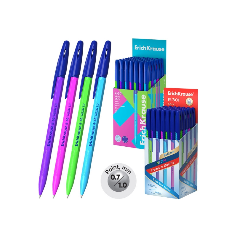 Cartucho de tinta ErichKrause R-301 Stick Neon Boligrafo