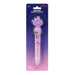 Safta K-Pop Demon Hunters Boligrafo Retractil de 10 Colores