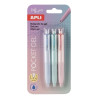 Cartucho de tinta Apli Pocket Gel Blister de 3 Mini