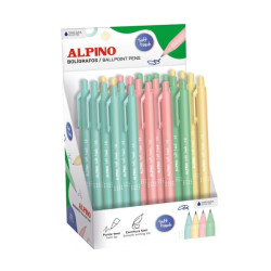 Cartucho de tinta Alpino Soft Touch Pastel Expositor con 24