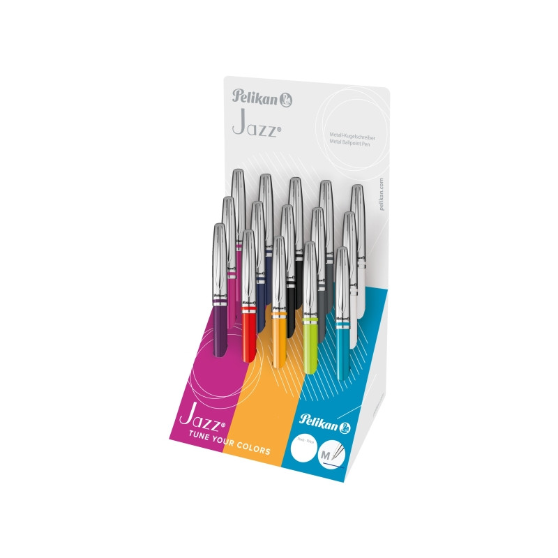 Pelikan Jazz Classic Expositor con 15 Boligrafos