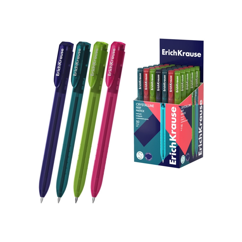 ErichKrause Crystalline Matic Reef Boligrafo Retractil 