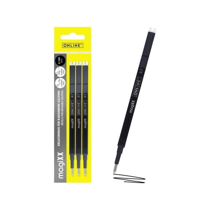Cartucho de tinta Online MagiXX Pack de 3 Recambios de