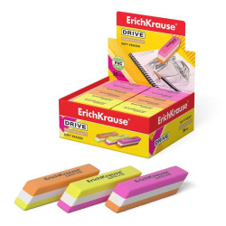 ErichKrause Drive Goma de Borrar Suave de Forma Clasica 