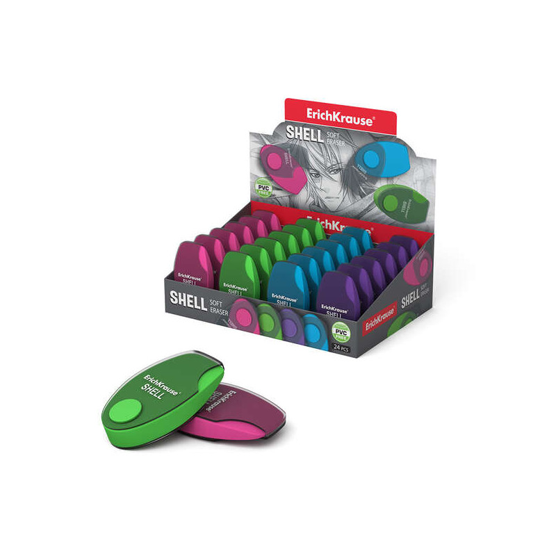 ErichKrause Shell Borrador Suave de Forma Original - 7,55€
