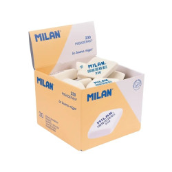 Milan 230 Goma de Borrar Romboide Blanco Compatible - 11,25€