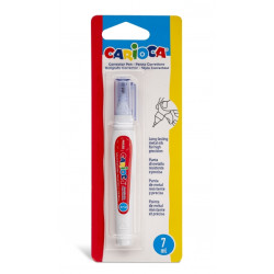Carioca Boligrafo Corrector 7ml Blanco Compatible - 0,96€