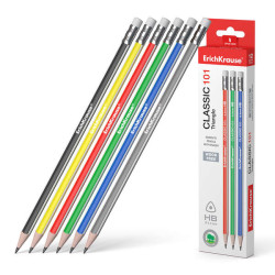 ErichKrause Classic 101 Lapiz de Grafito Plastico HB