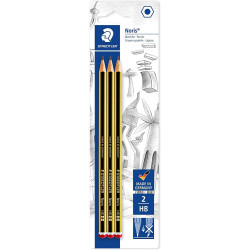 Staedtler Noris 120 Pack de 3 Lapices de Grafitito