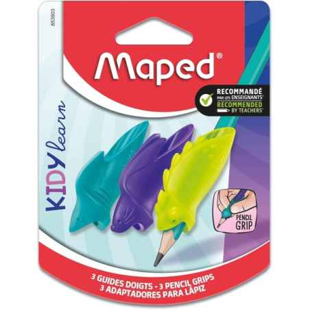Maped Kidy Lern Pack de 3 Guias de Lapiz para Dedos - 1,34€
