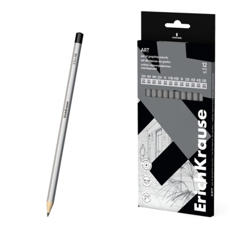 ErichKrause Art Pack de 12 Lapices de Grafito - 1,52€