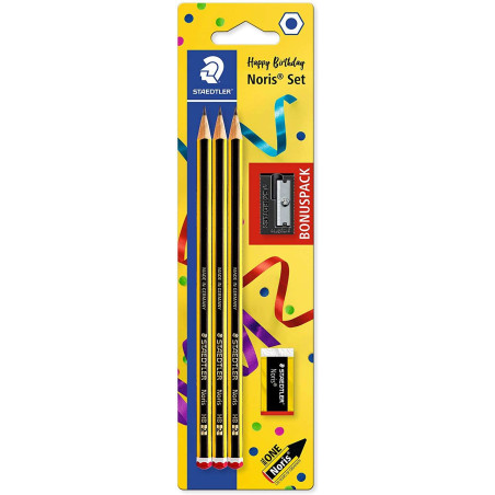 Staedtler Noris 120 Pack de 3 Lapices de Grafito