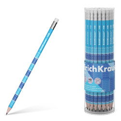ErichKrause 2x2 Lapiz de Grafito HB con Goma de Borrar 