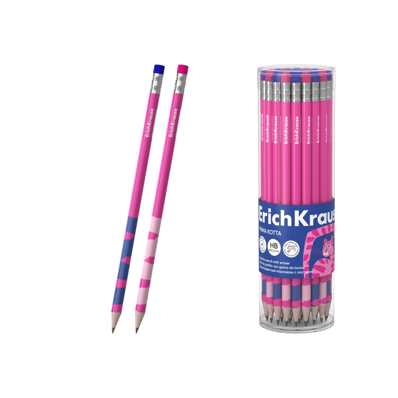 ErichKrause Pinna Kotta Lapiz de Grafito con Goma de Borrar