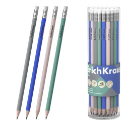 ErichKrause Navy Lapiz de Grafito con Goma de Borrar - 6,61€