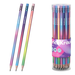 ErichKrause Galaxy Lapiz de Grafito con Goma de Borrar 