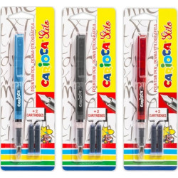 Cartucho de tinta Carioca Pack de 1 Pluma Estilografica + 2